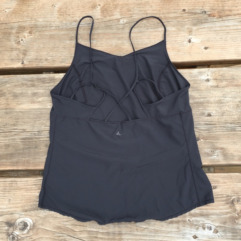 Black Strappy Back Prana Athletic Tank